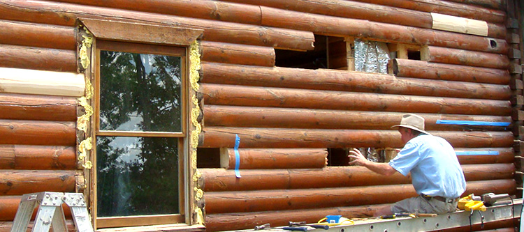 Log Home Repair Halifax County, Virginia