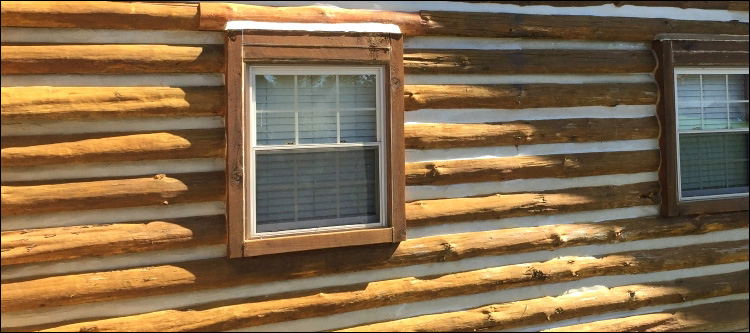 Log Home Whole Log Replacement  Virgilina, Virginia
