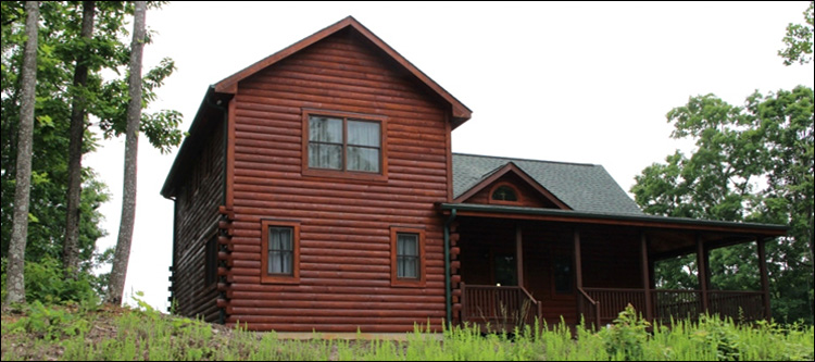 Professional Log Home Borate Application  Halifax County, Virginia